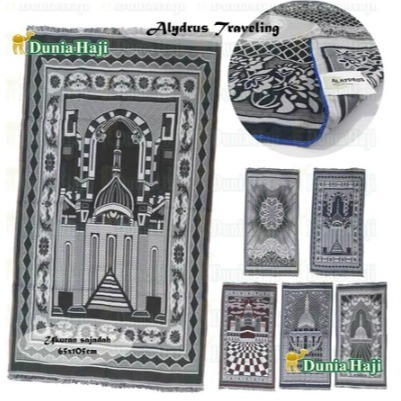 Sajadah ALYDRUS TRAVELING ukuran Besar Oleh Oleh Haji dan Umroh Murah Turki Turkey Tipis Grosir pcs