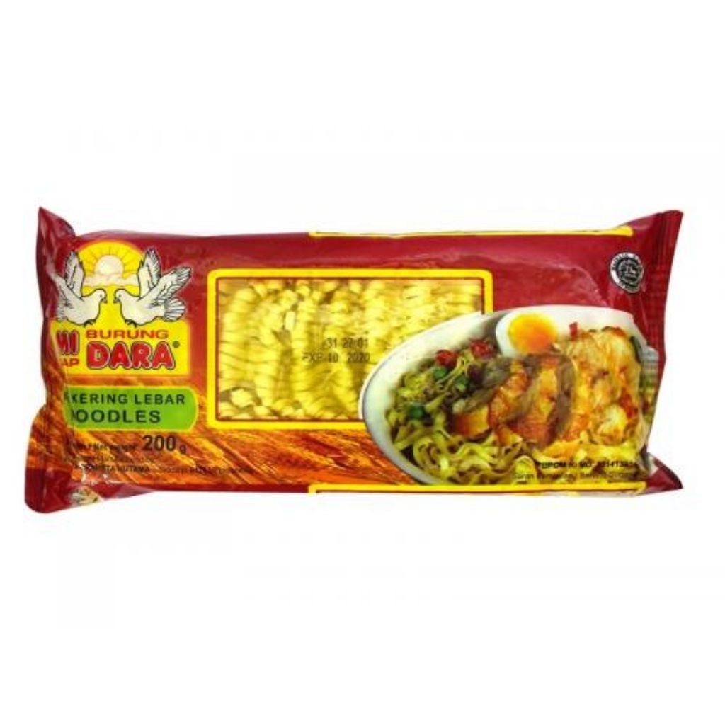 Mie telur cap BURUNG DARA 197g