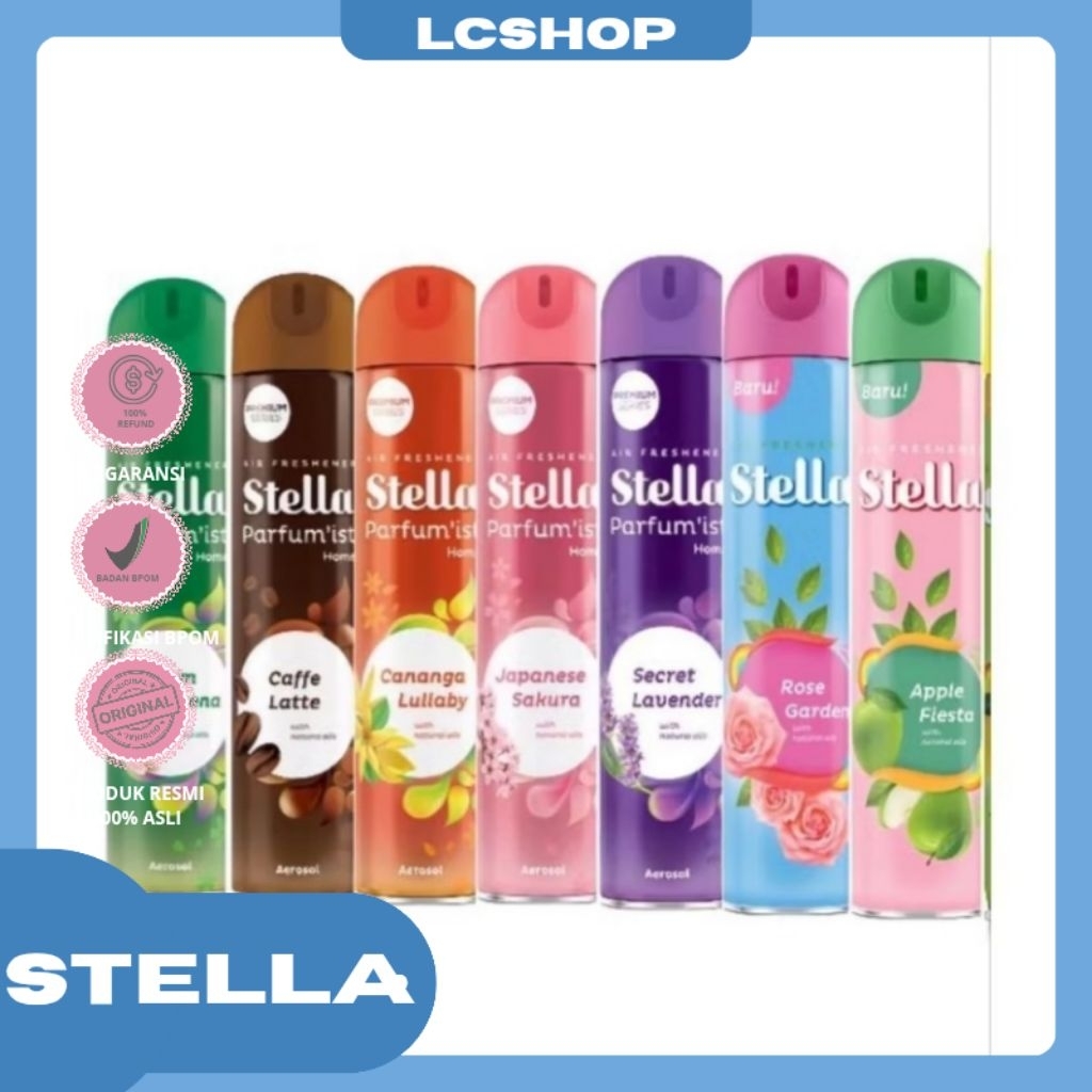 Stella Aerosol Pengharum Ruangan Semprot | Stella Aerosol Spray | Stella Air Freshener