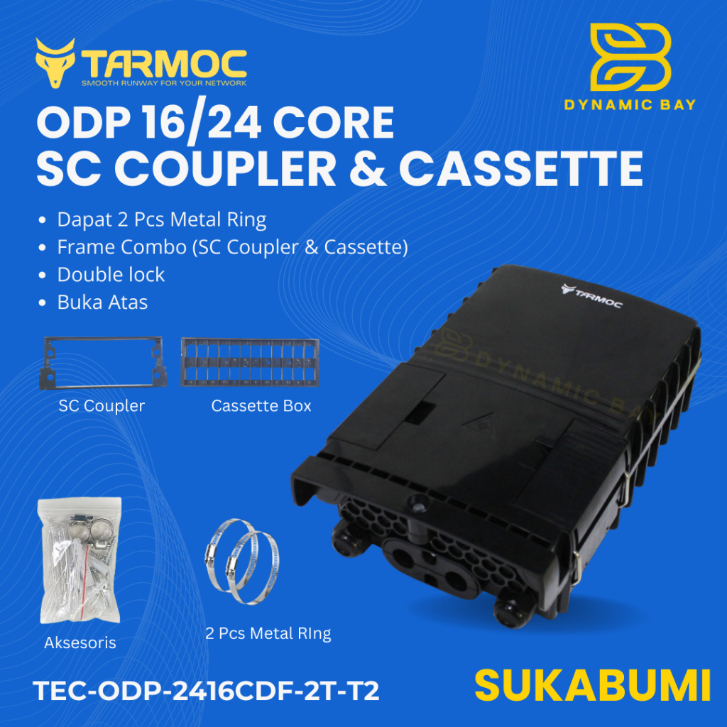 ODP Mini 16 Core SC Hitam | Fiber Optic mini ODP 16C |Box Fiber Optic