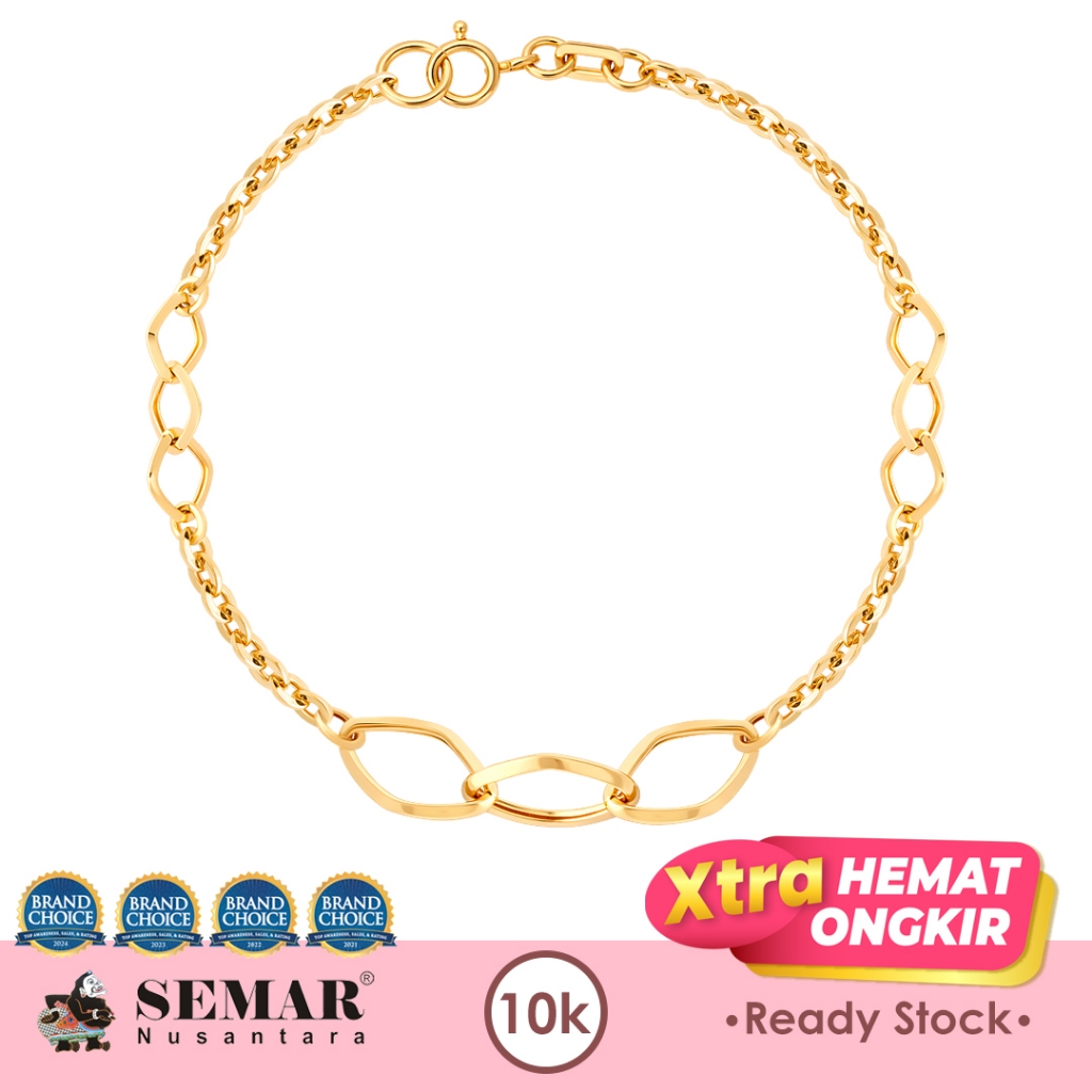 Gelang Emas Seorina Bracelet Gold 10K Semar Nusantara