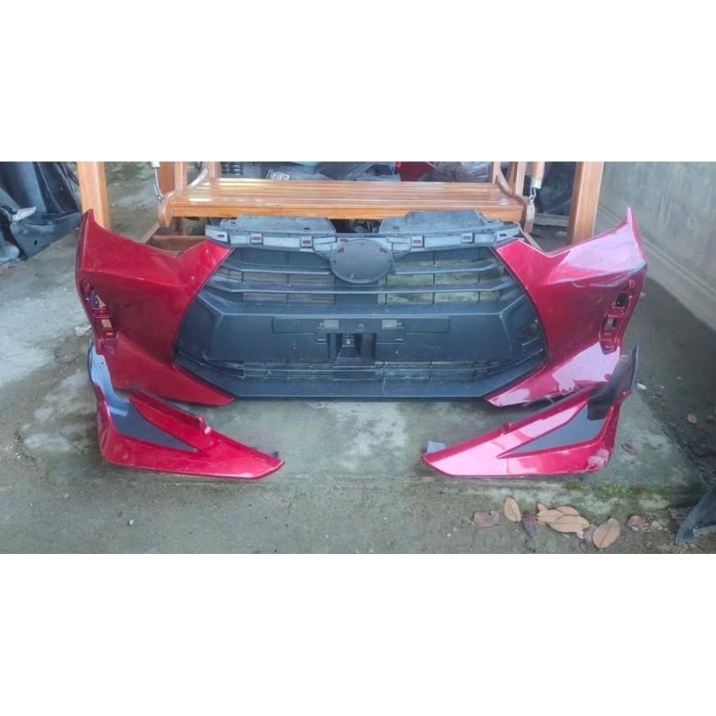Bumper depan Agya New 2023-2025 + Bodykit depan kanan kiri