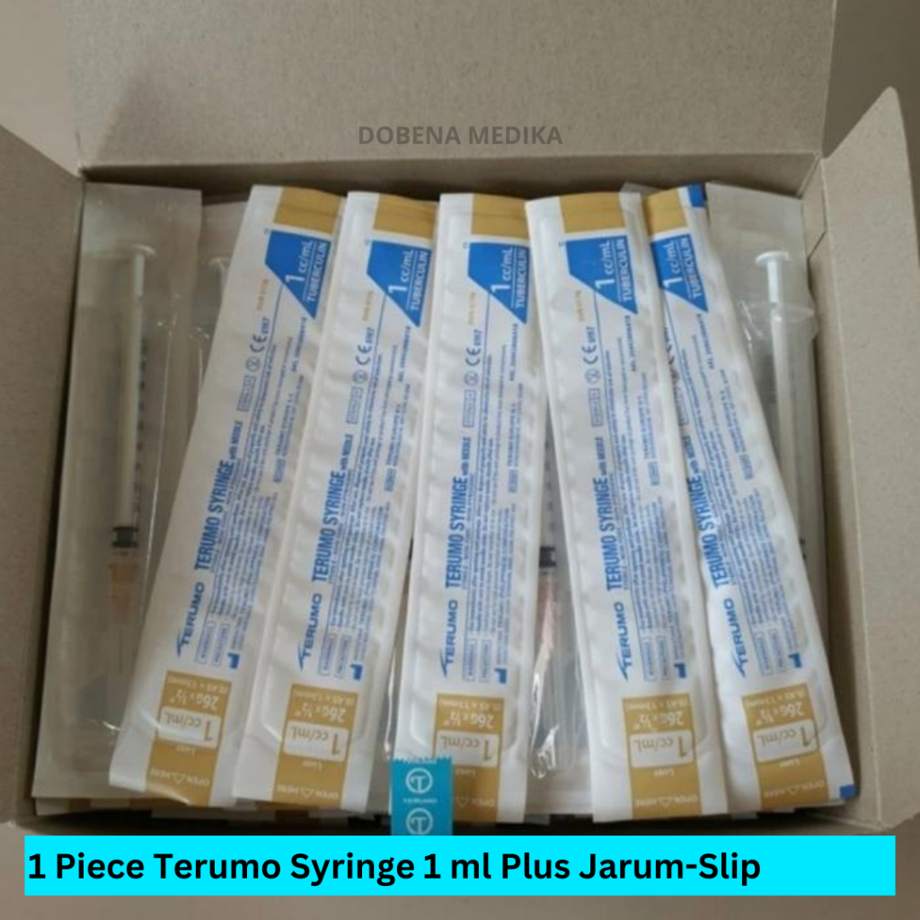 Terumo Syringe 1 ml cc / Spuit 1ml / Suntikan 1cc Terumo