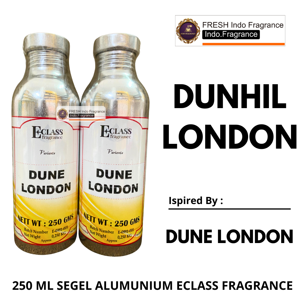 DUNE LONDON 250 ML SEGEL Alumunium Bibit Parfum Pria ECLASS Fragrance