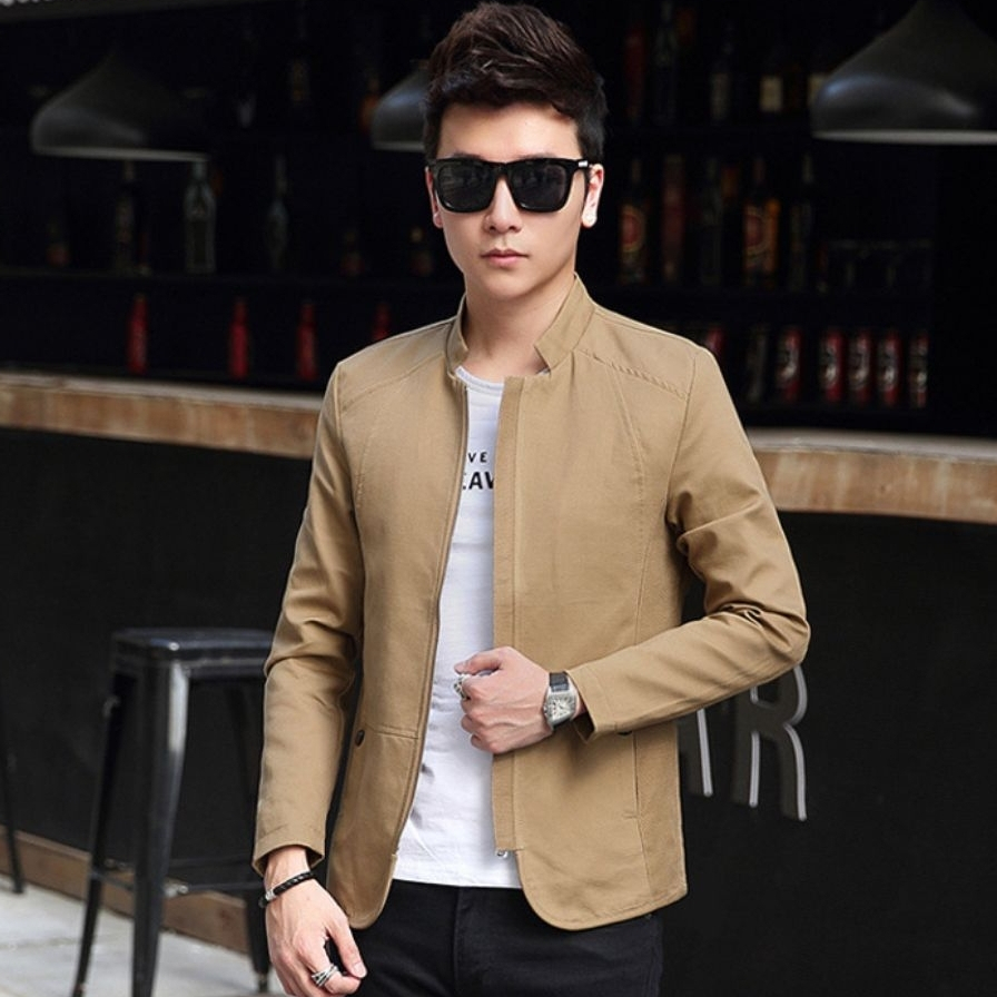 Jaket Semi Jas Pria Slim fit Jaket Santri Pria Jas Pria Jas Casual