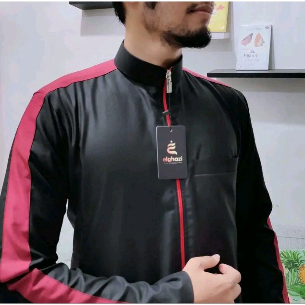 Elghazi [Thobe Haxan Jubah 16] JUBAH ELGHAZI THOBE 16 HAXAN | JUBAH PRIA DEWASA | GAMIS JAHITAN TAIL