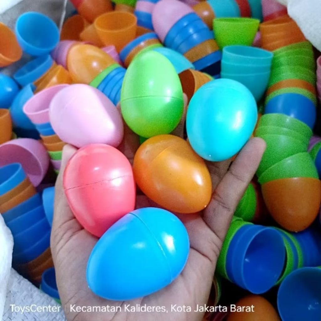 10pcs Mainan Telur Kosong