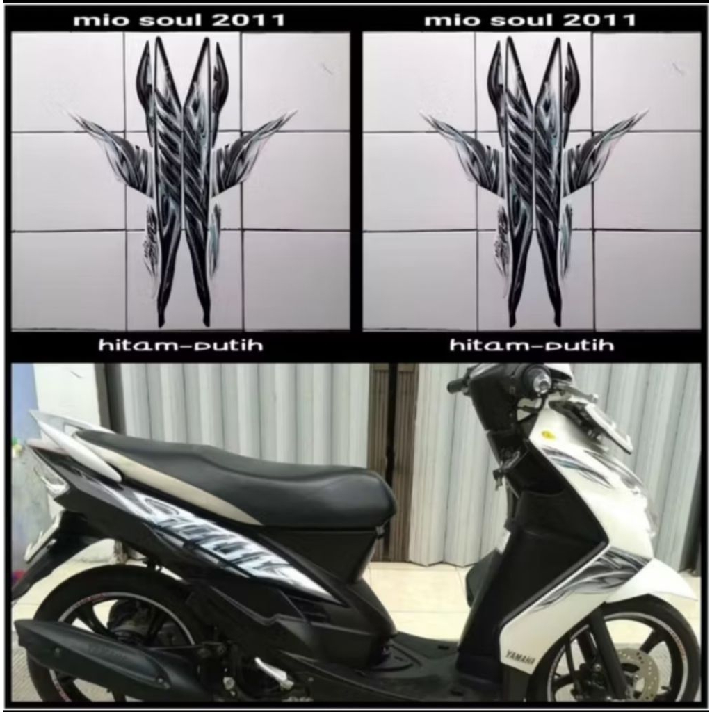 Striping mio soul 2011 putih