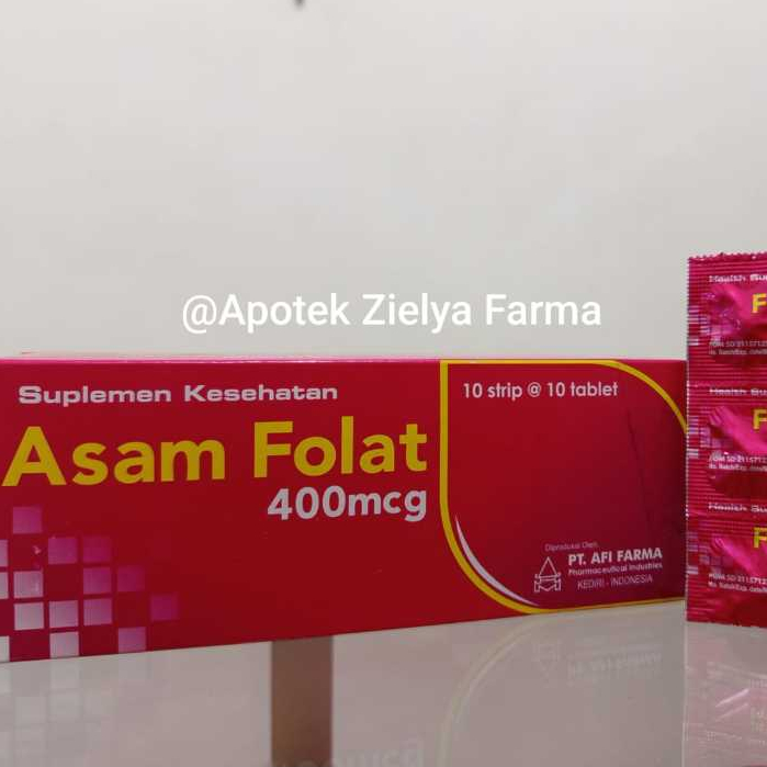 Asam Folat (Folic Acid) 400mcg