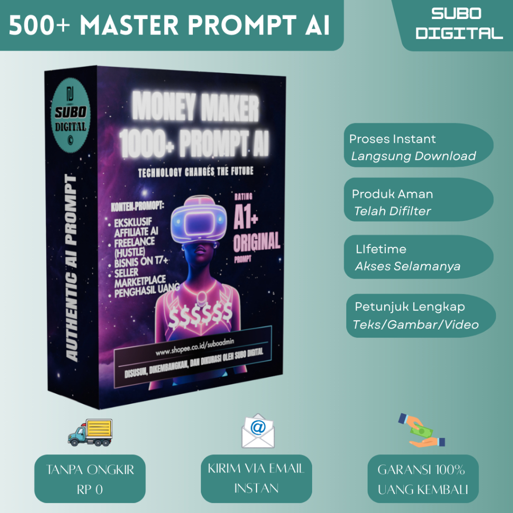 500+ Master Prompt AI Cuan Online Berbagai Model - Strategi Cari Uang Online, Ide bisnis, Freelancer