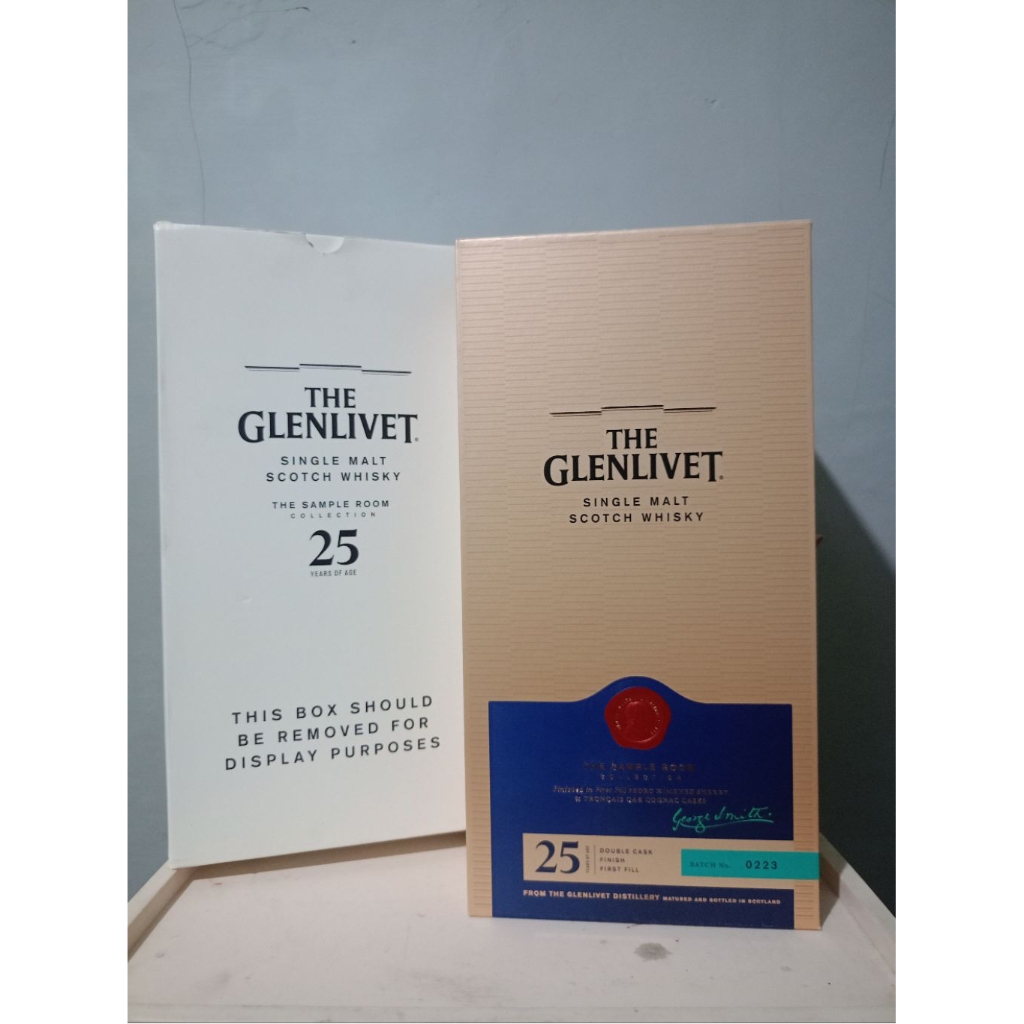 botol bekas glenlivet25yo