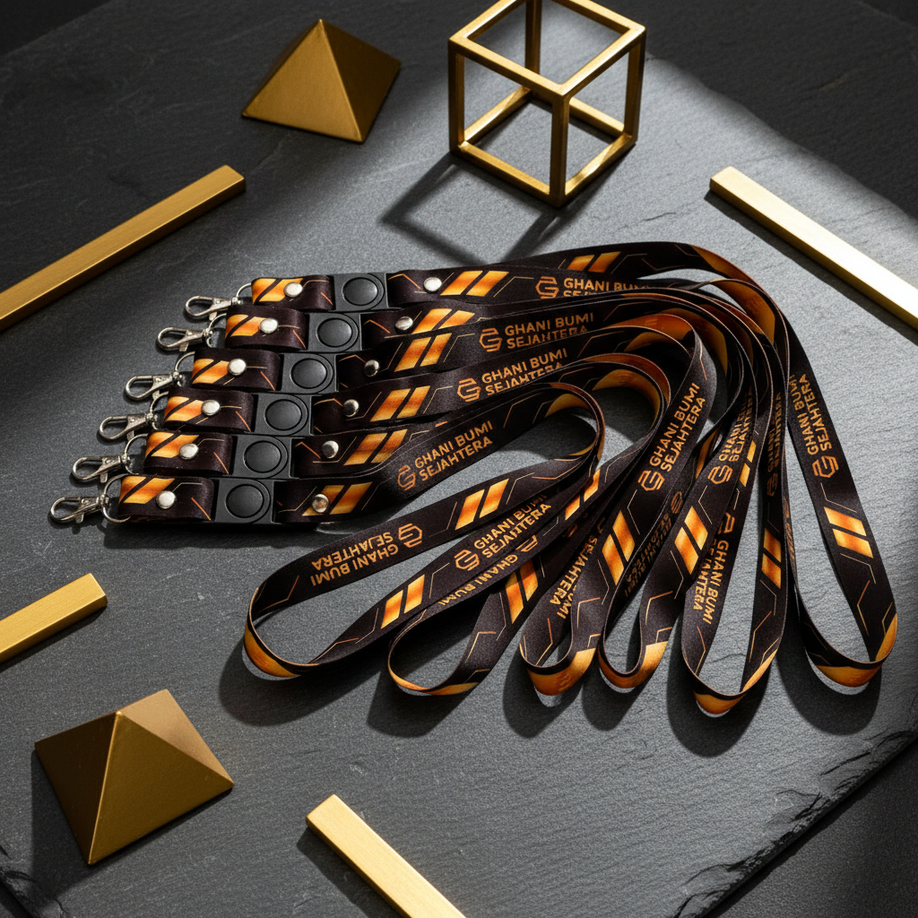 Tali Lanyard Custom 1 HARI JADI TANPA PO