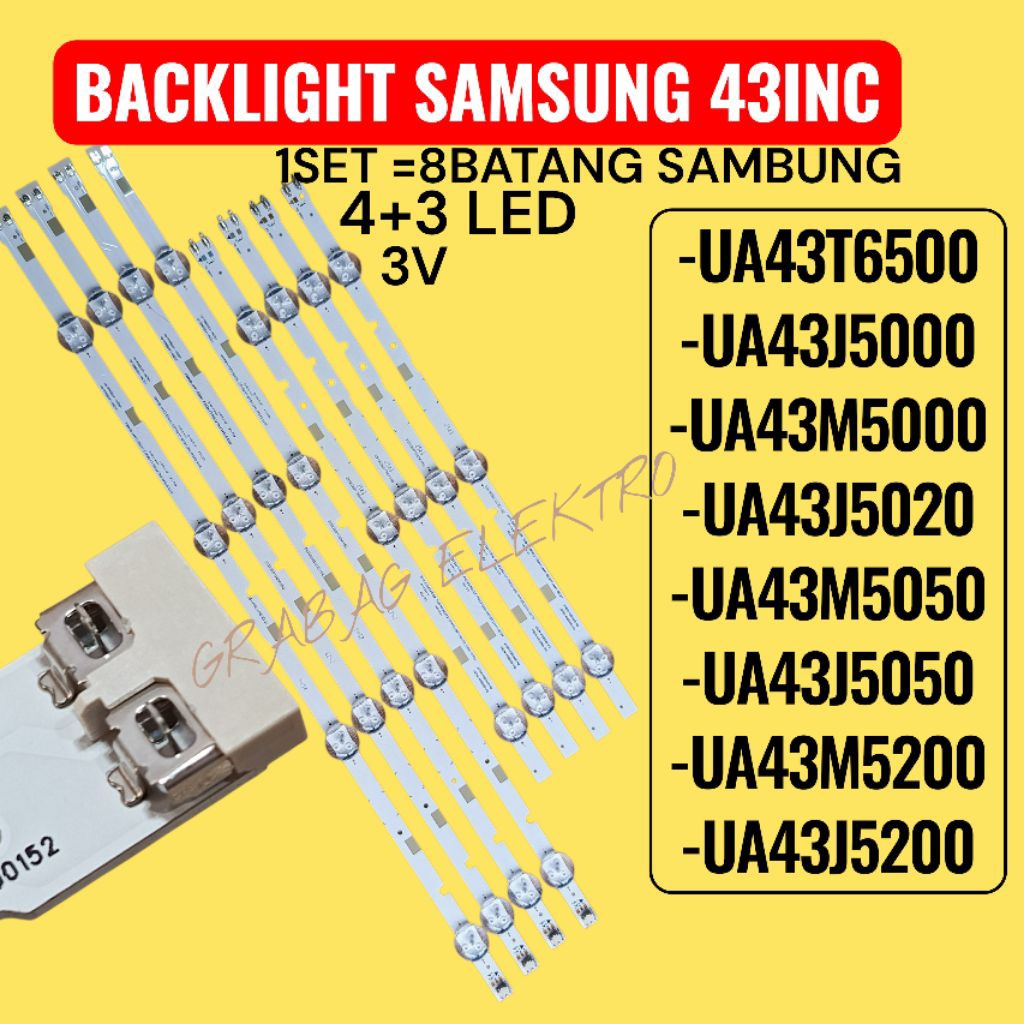BACKLIGHT SAMSUNG 43INC