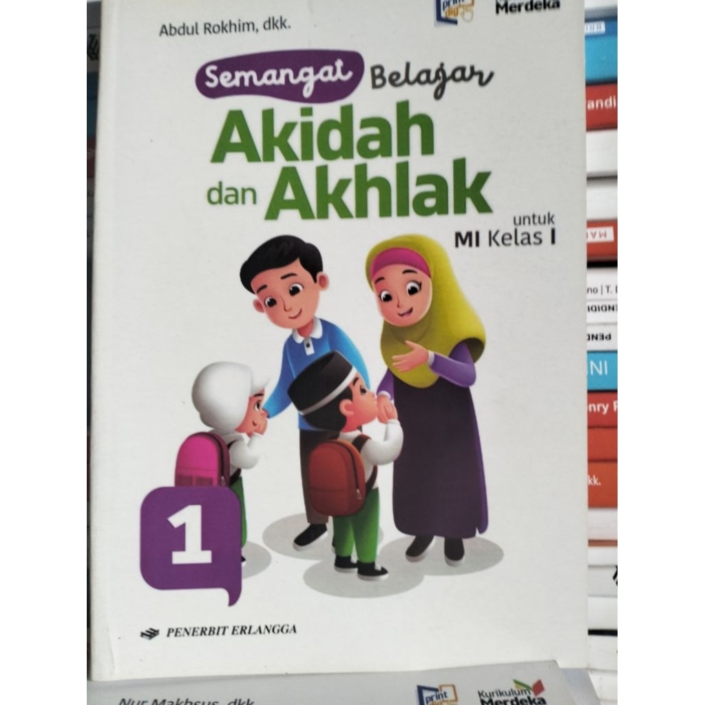 buku akidah dan akhlak kelas 1 SD Erlangga