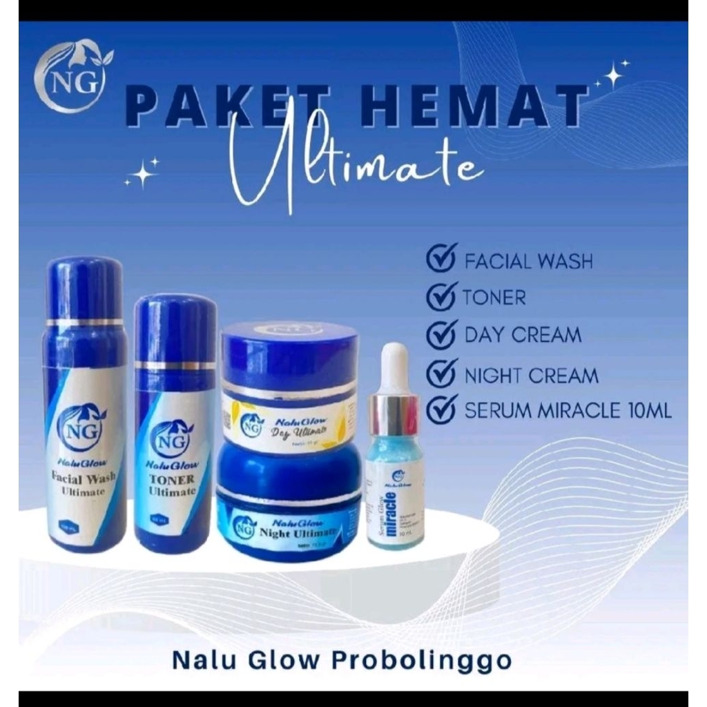 Nalu glow skincare plus serum ultimate untuk flek hitam