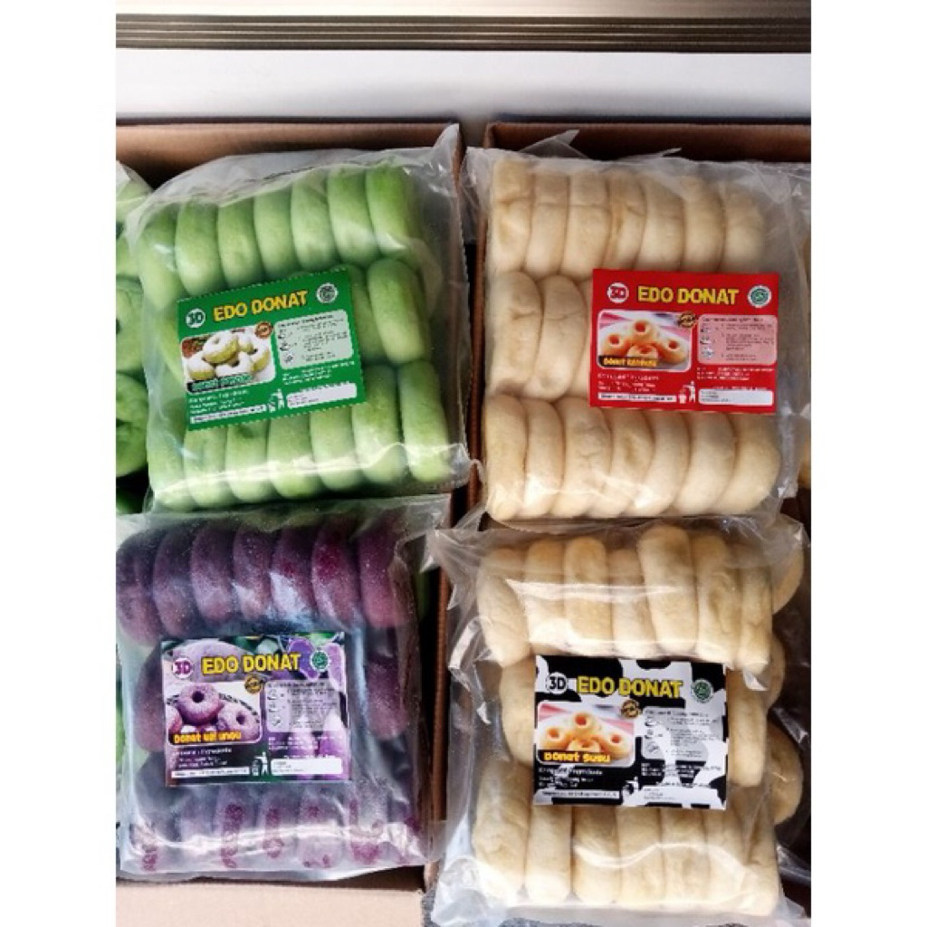 Donat Kentang Mini Isi 20 Pcs - Lembut, Wangi, dan Topping Gula