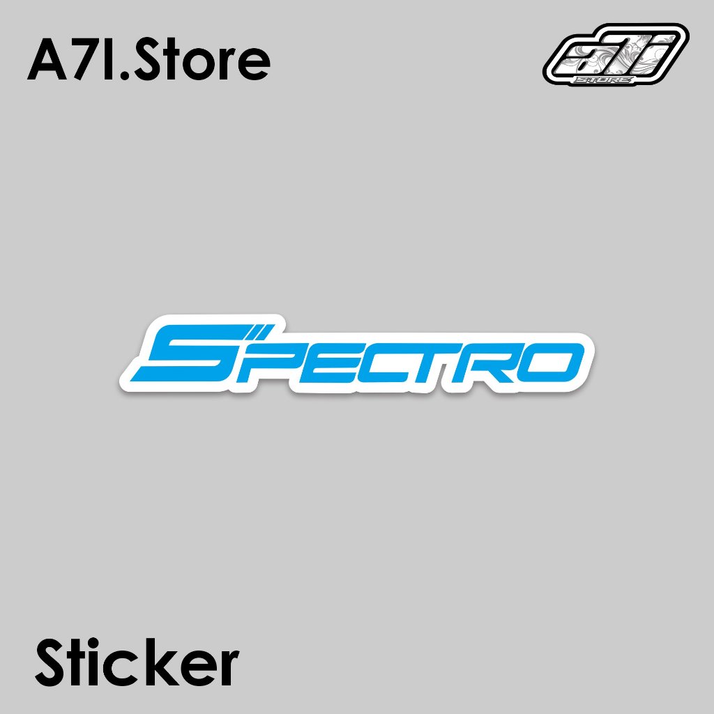 Sticker Spectro Vinyl Glossy Sticker Variasi Sticker print&cut / Kiss cut / SPC