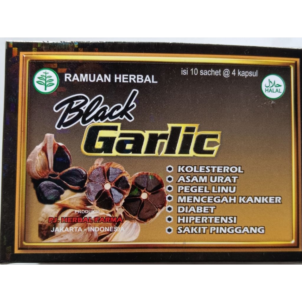 kapsul asam urat BLACK GARLIC