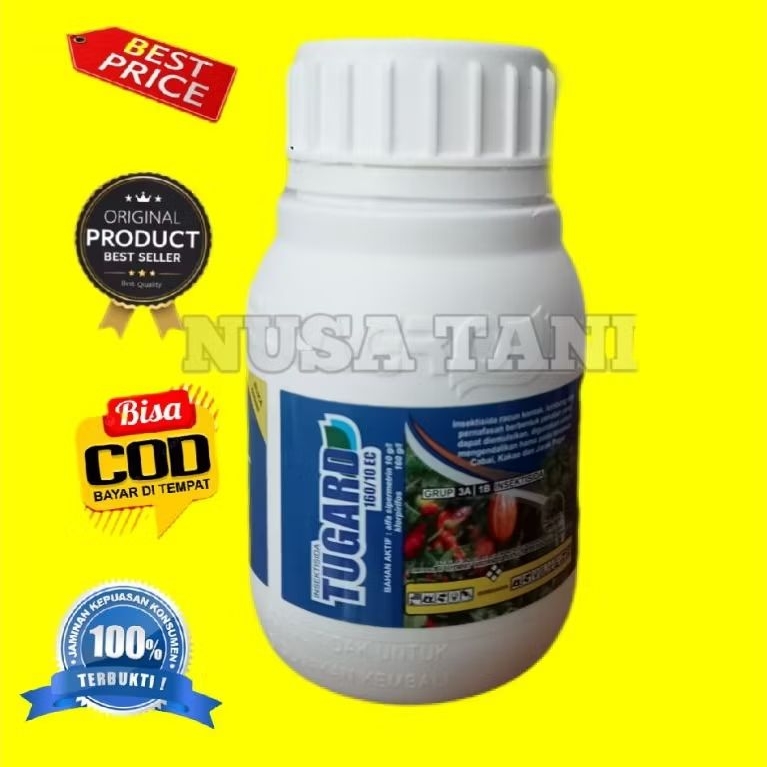 INSEKTISIDA TUGARD 160/10 EC 100ML, DENGAN BAHAN AKTIF GANDA klorpirifos dan Alfa sipermetrin