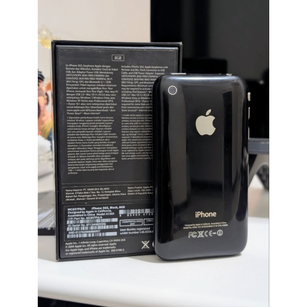iphone 3gs black 8gb like new