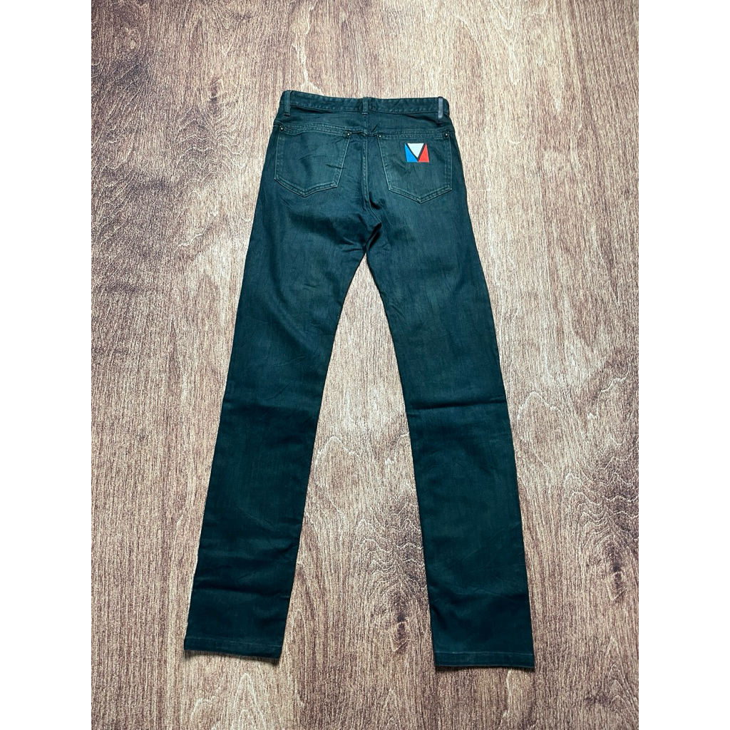 vintage louis vuitton faded denim jeans