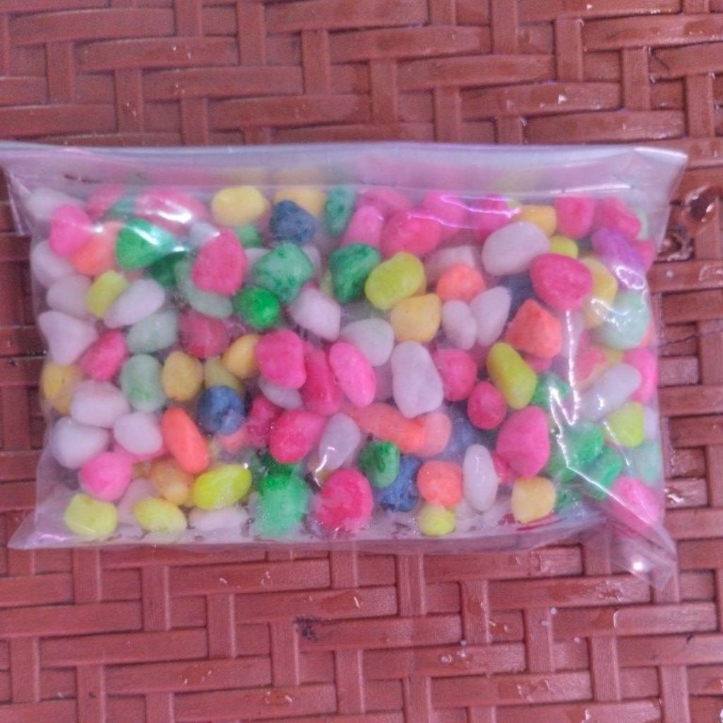 batu warna Asesoris aquarium