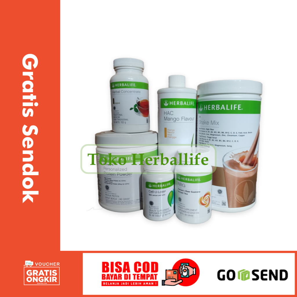Herbalife-Paket Herbalife Original-6 produk herbalife Diet