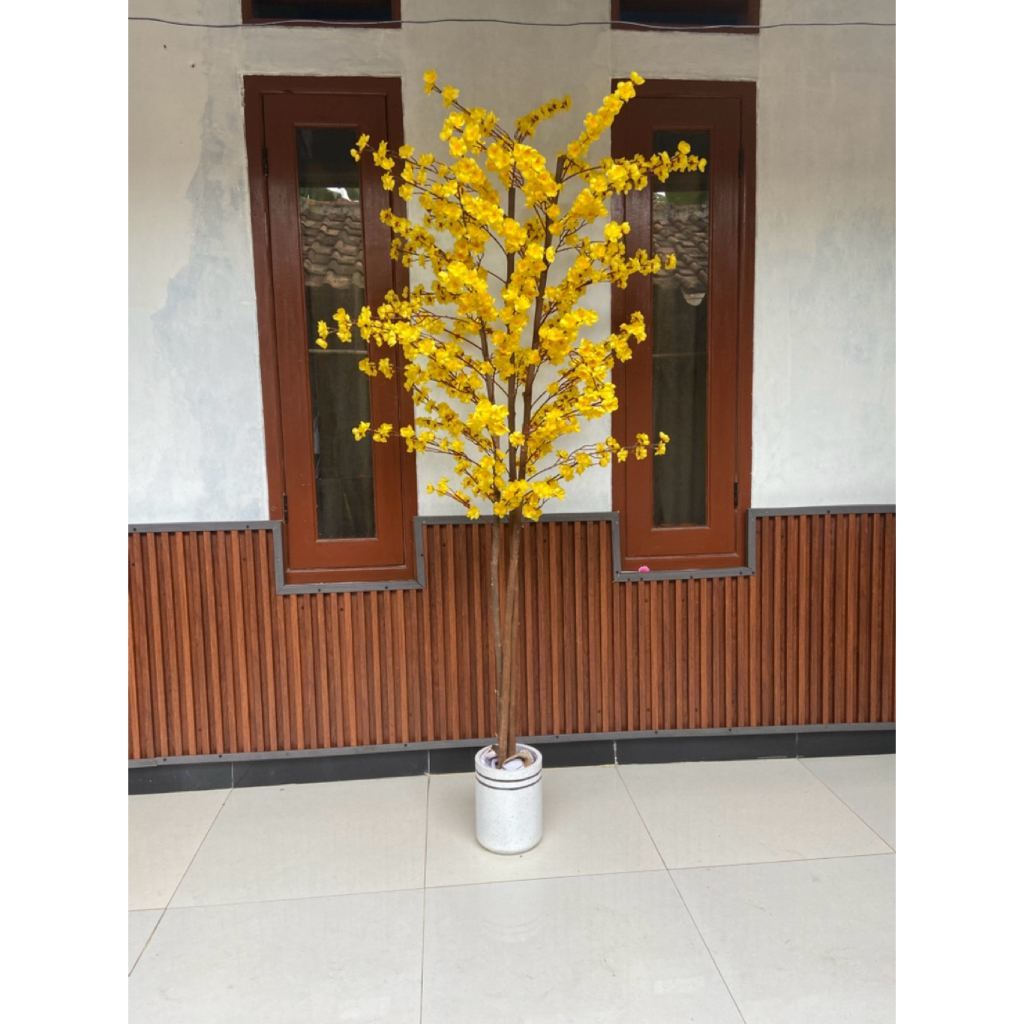 Pohon Artificial Bunga sakura Imlek tinggi 150 cm