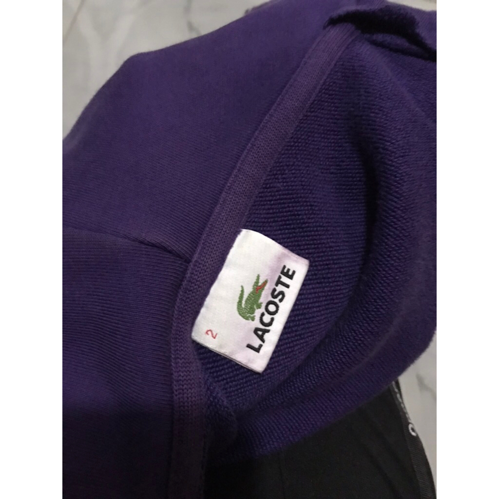 hoodie zipper lacoste
