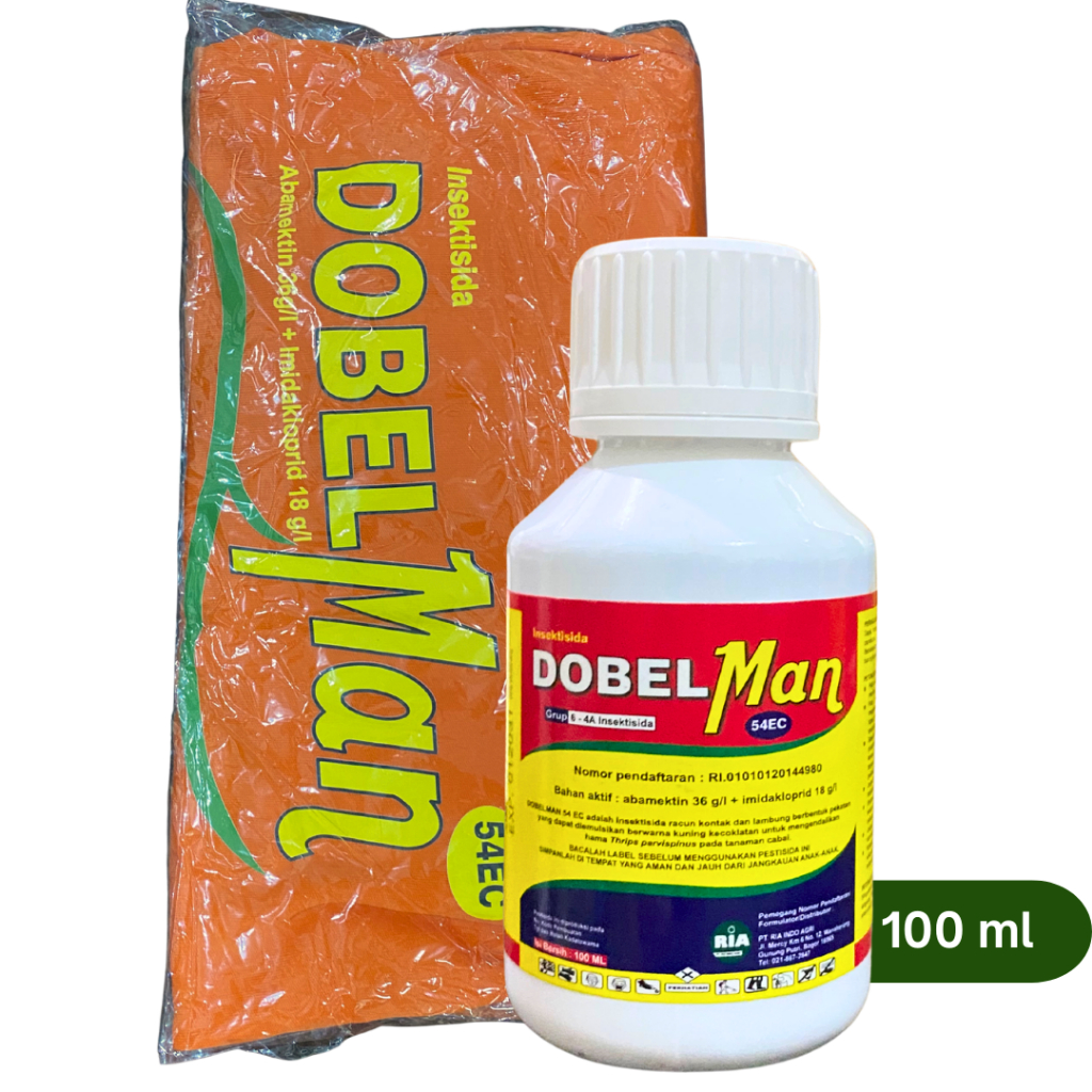 Insektisida DOBELMAN 54EC Abamektin + Imidakloprid 100ml Pengendali Hama Kutu Trips