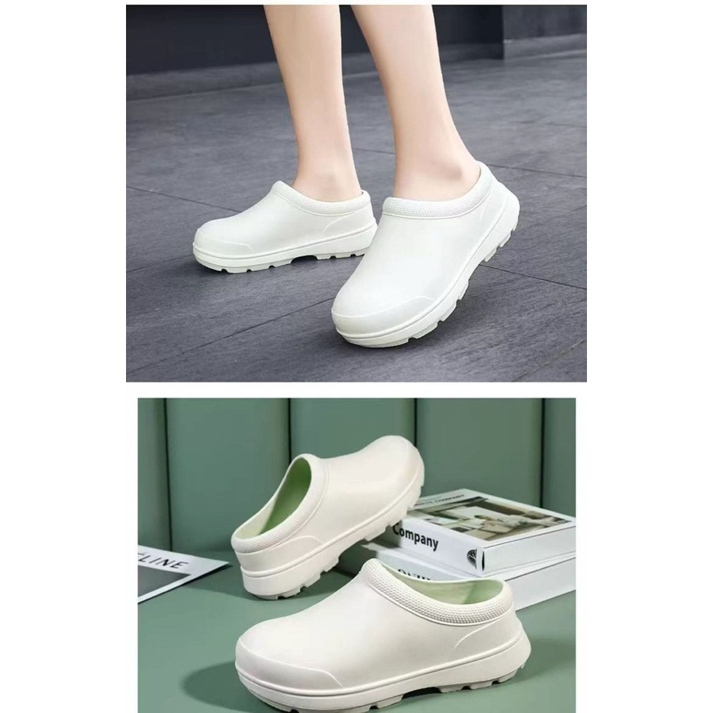 sepatu kitchen sepatu tahan air sepatu sepatu tahan minyak sepatu kitchen sepatu koki pria-wanita mu