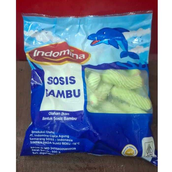 Indomina sosis Bambu 500gr Olahan Ikan