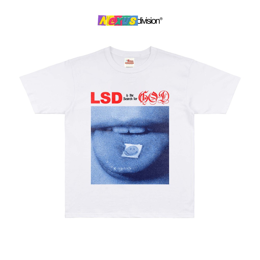 LSD and the Search for God Tshirt White - Kaos Band Heavy weight 16s