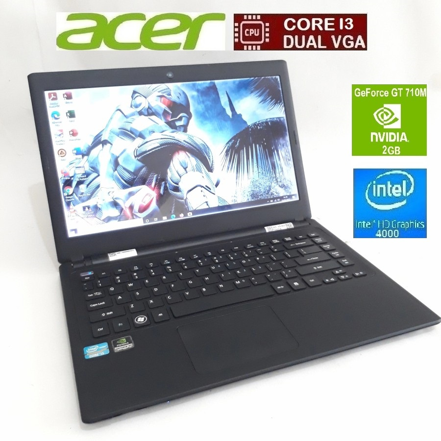 laptop generasi 3 acer core i3 vga ram 4gb hd 500gb bergaransi