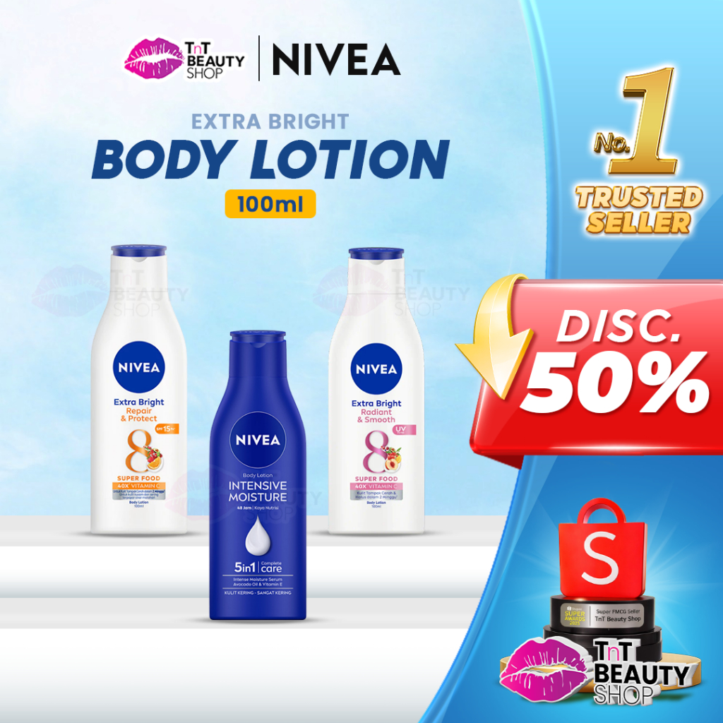 NIVEA Body Lotion Extra White 100 ml | Body Creme | TnT Beauty Shop