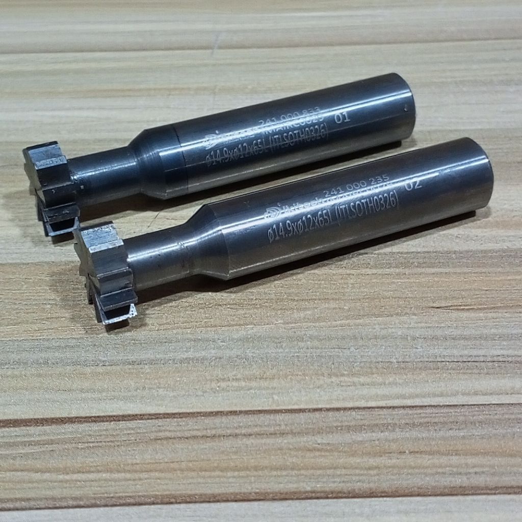 T Slot Carbide 14.9x12x65L T Slot Bekas Mulus T Slot 14.9 mm