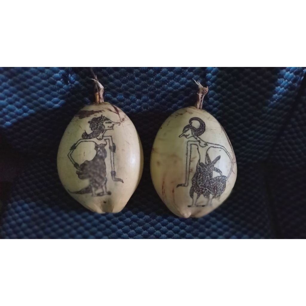 Kelapa Gading Lukis Wayang || Untuk acara 7 bulanan / tingkepan / mitoni || Adat Jawa