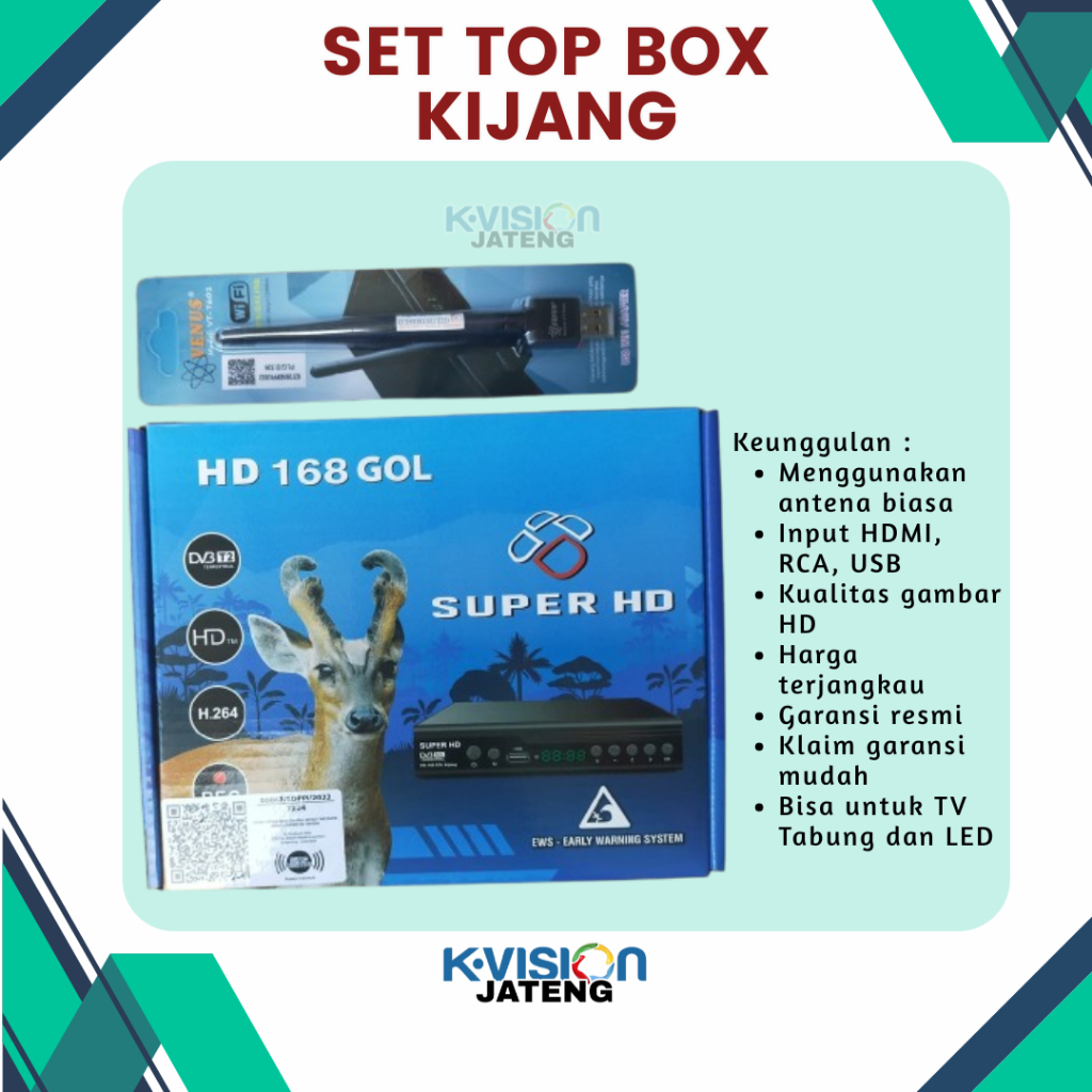 SET TOP BOX SUPER HD KIJANG TV DIGITAL