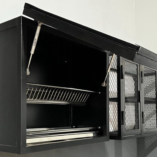 Kitchen Set / Kabinet Atas / Rak Piring Stainless