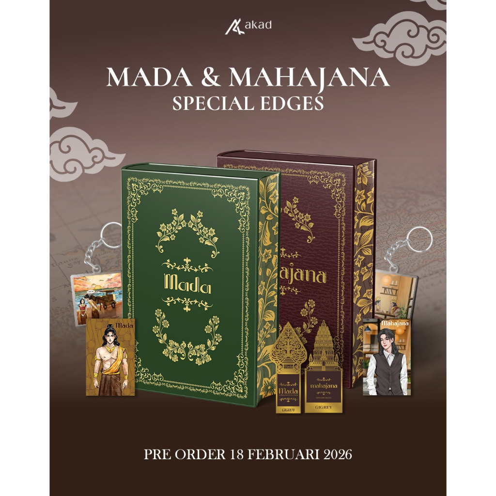 Novel Mahajana & Mada By Gigrey (Limited  EDGING HARDCOVER&SOFCAVER)
