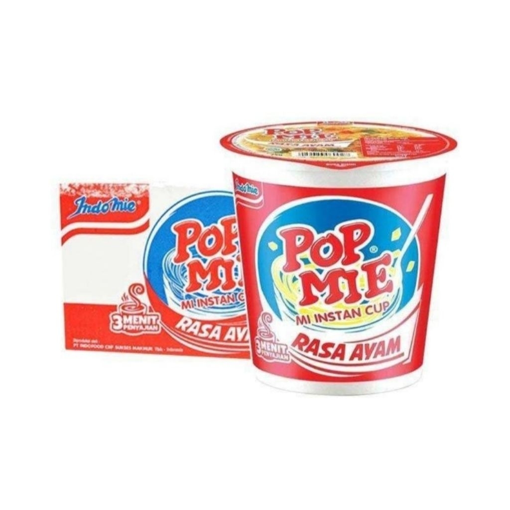 PopMie 1 Dus Isi 24 Cup Varian Rasa