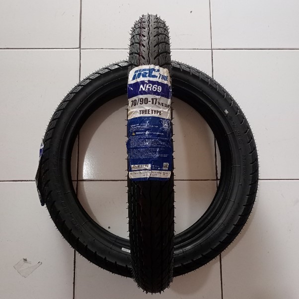 Ban Luar IRC NR69 TUBETYPE 70/90 ring 17 Ban Depan Motor Supra,Blade,Revo,Supra X 125