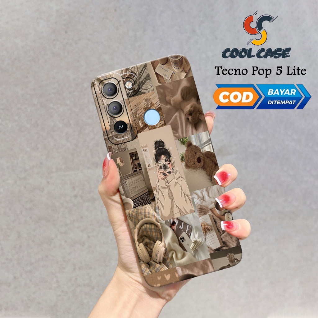 Case Hp Tecno Pop 5 Lite Terbaru - Fashion Case Aesthetic - Softcase Hp Tecno Pop 5 Lite Terbaru - C