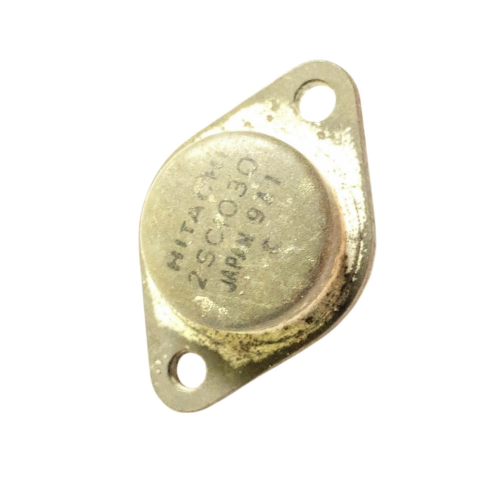 Transistor power amplifier NPN silicon 2SC1030 C1030 50W 80V 6A TO-3 Hitachi Japan