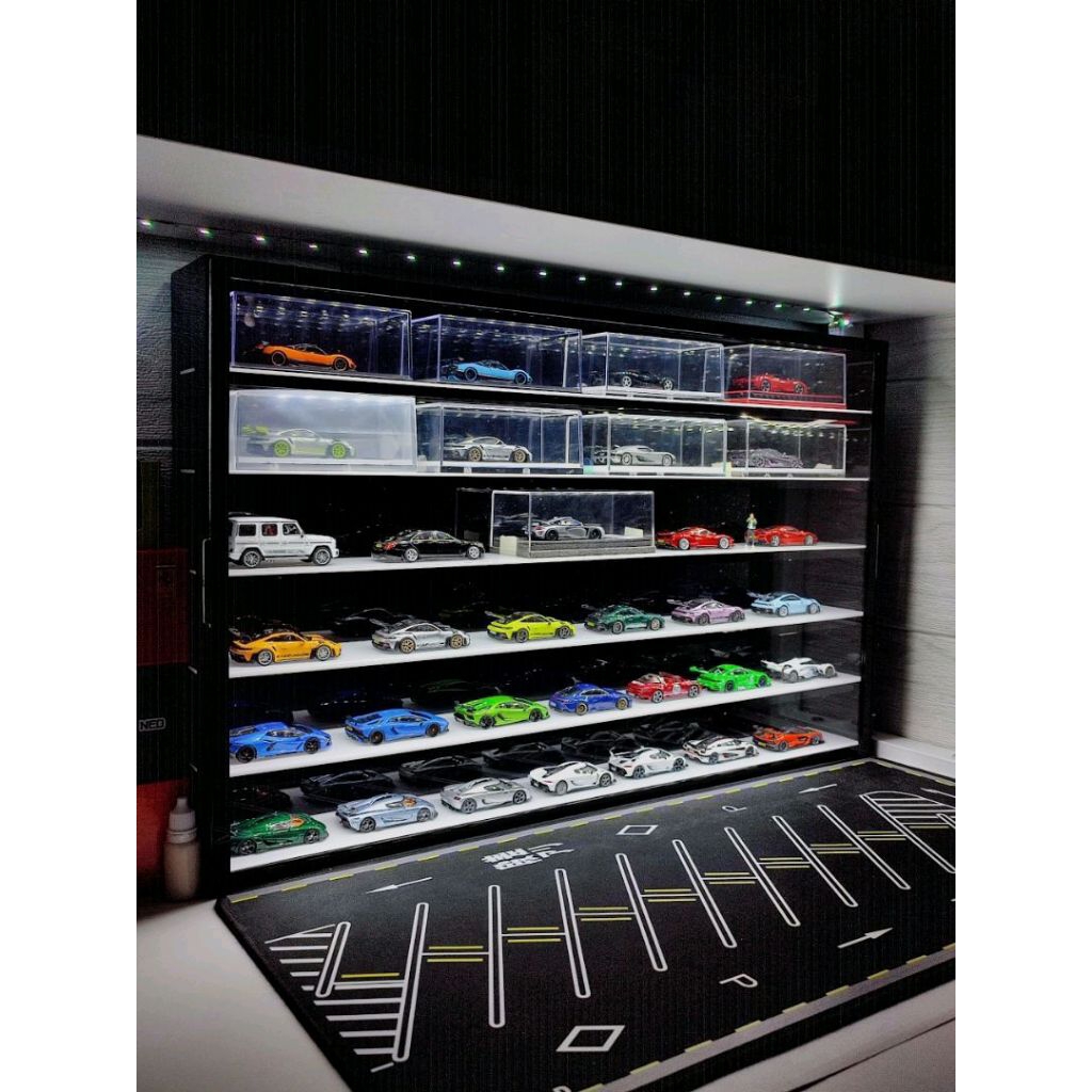 Rak diecast 6 vertikal | custom led tutup magnet