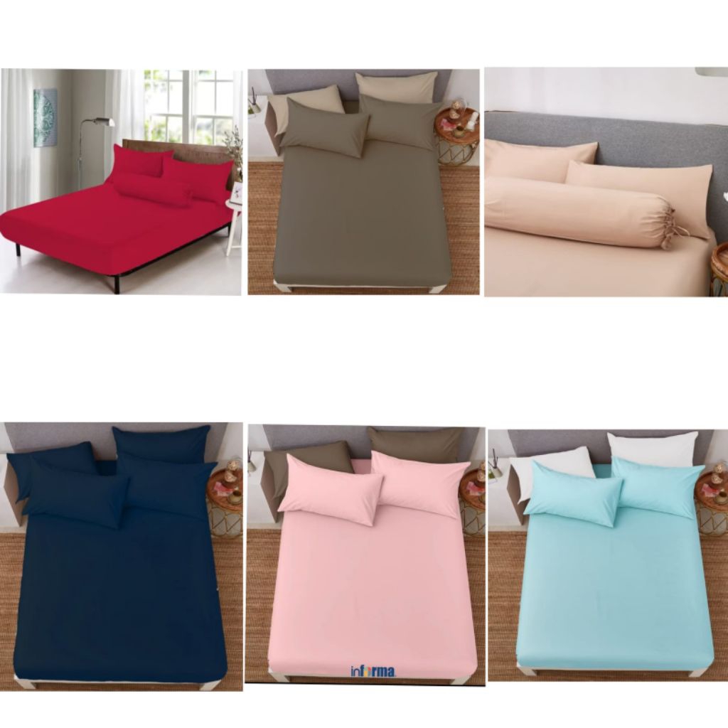 Sprei Cotton Linotela 160x200cm by Informa