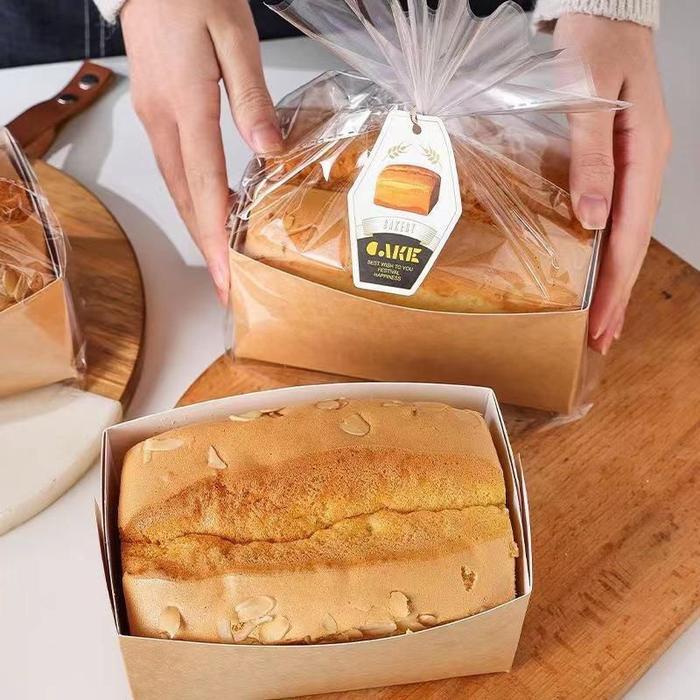 Paper Cup + Plastik Set Isi 10Pcs / Plastik Packaging Cake / Packing Kue