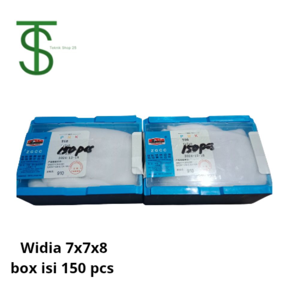 MATA WIDIA CEMENTED CARBITE / PAHAT WIDIA  TIP YG-6 5X5X8/ YG-6 6X6X8 / YG-6 7X7X8  BOX