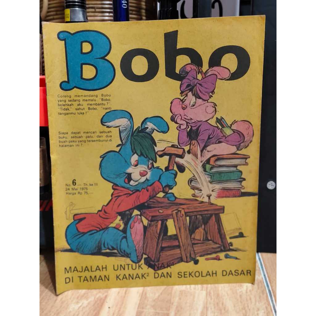 MAJALAH JADUL TAHUN 1977 1976 1985 HAI KUNCUNG BOBO