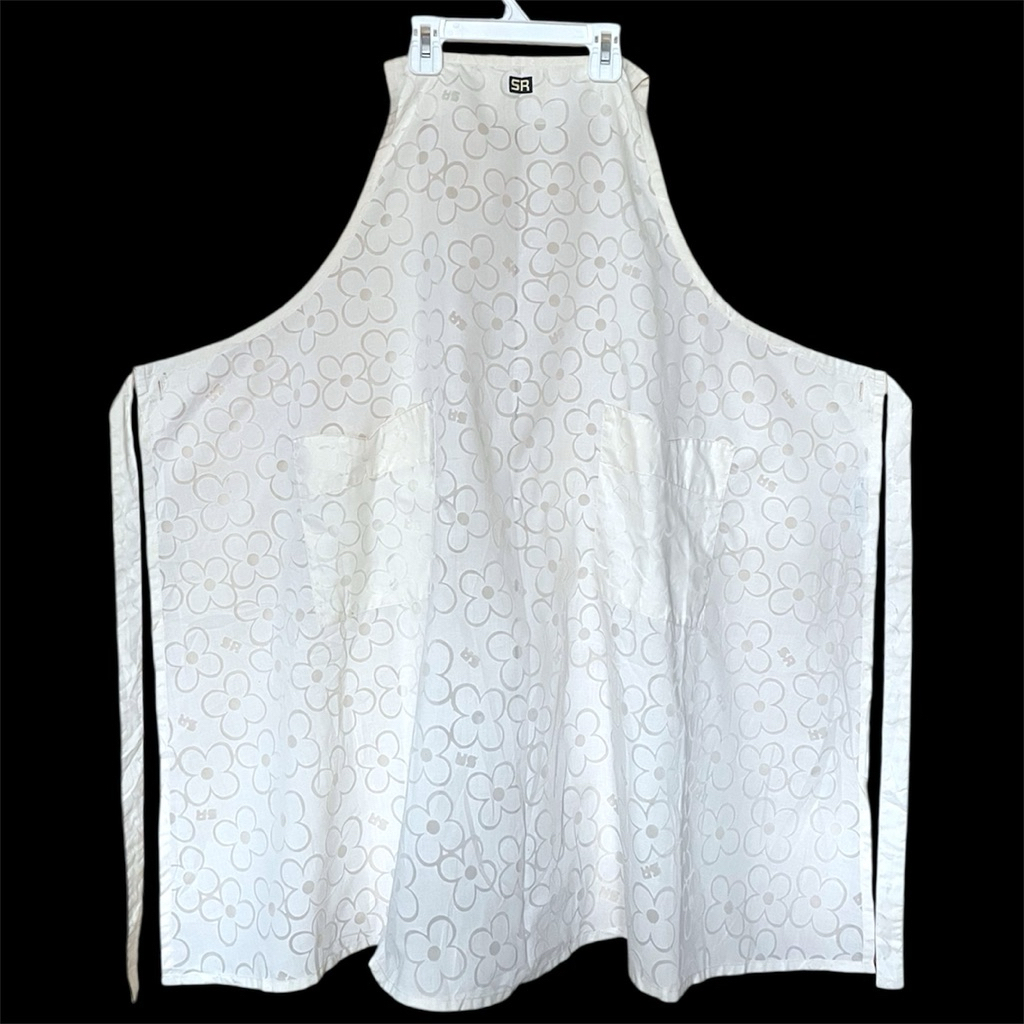 Apron Sonia Rykiel White Tabliers Floral Celemek